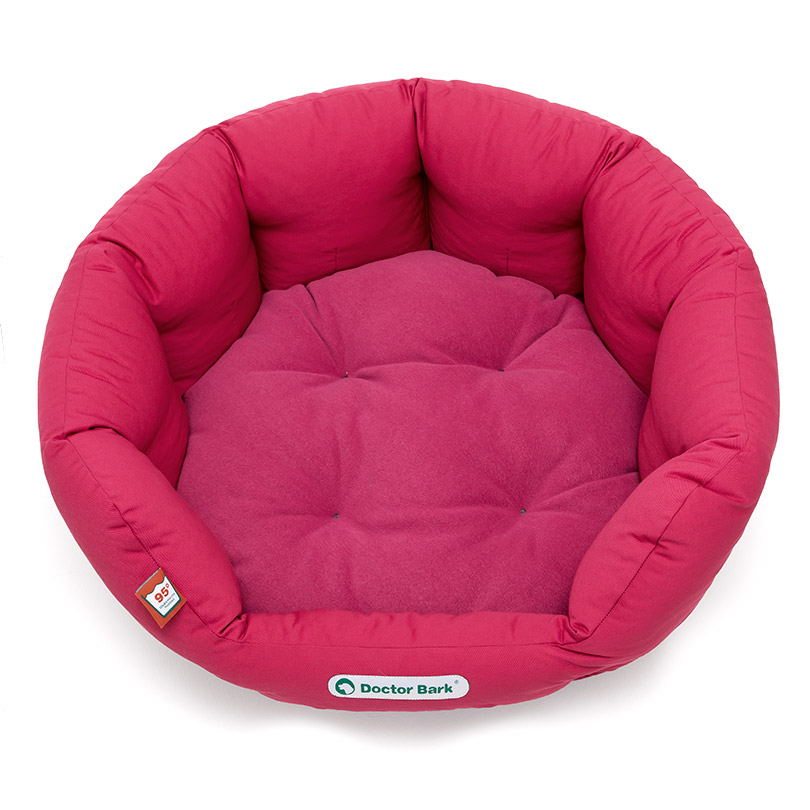 Doctor-Bark-hondenmand-nest-m-8 Doctor Bark hondenbed NEST Pink