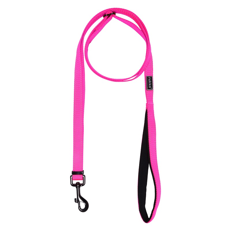Rukka Pets Form Neon riem, neon roze