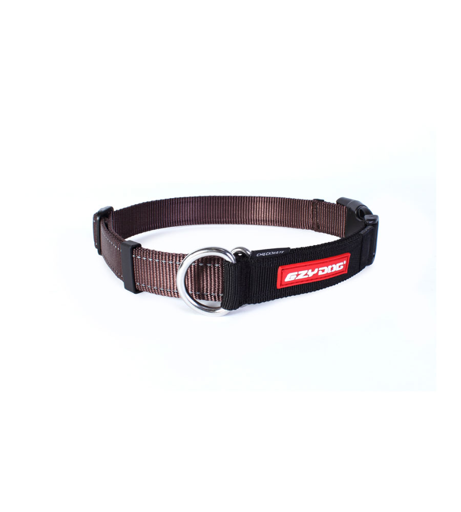 EzyDog Checkmate Martingale halsband Chocolate