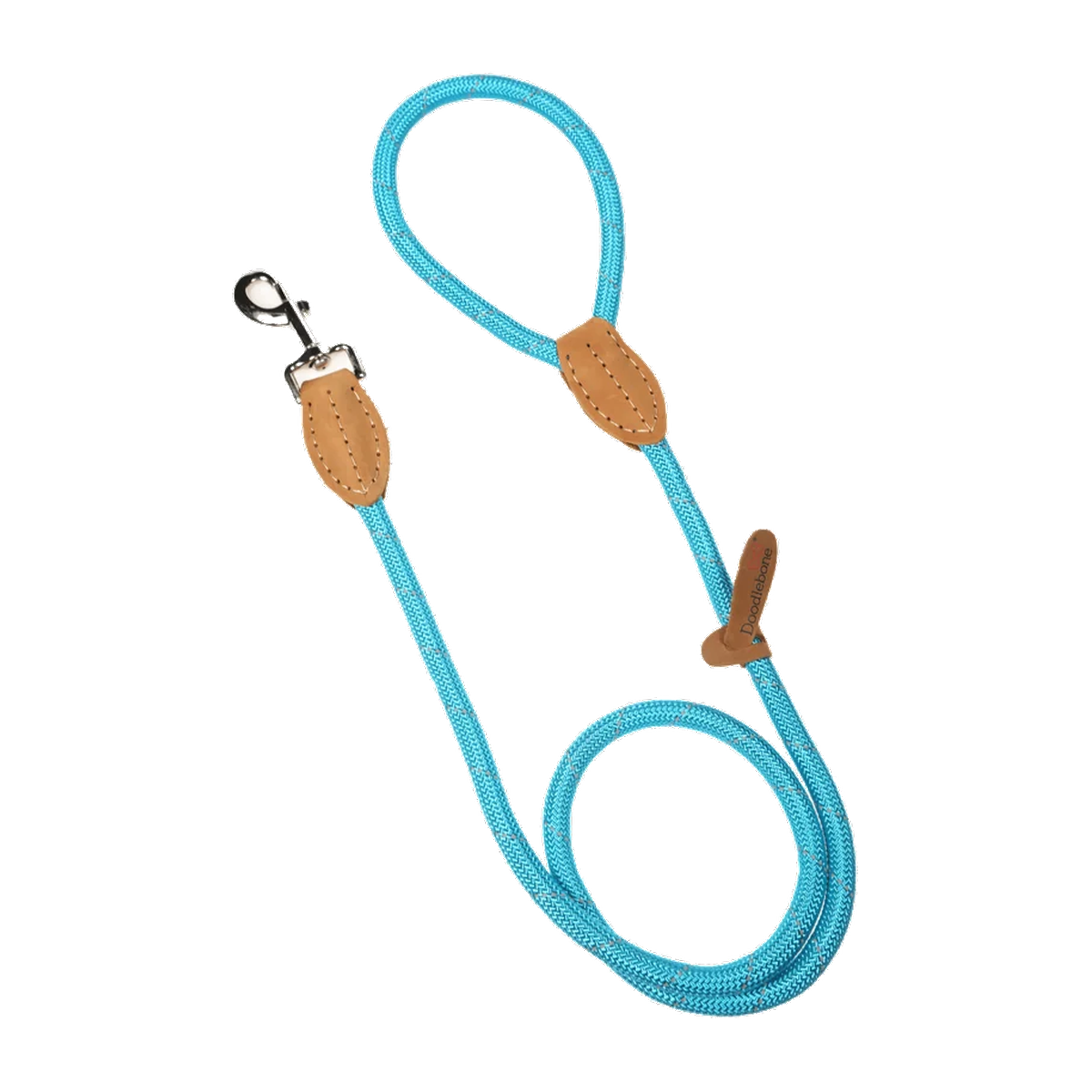 Doodlebone Rope Leash Turquoise 