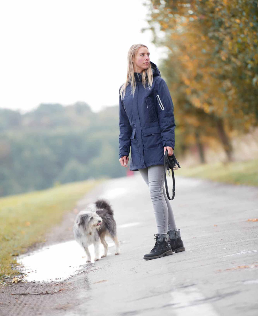 Owney Dames Winterparka Albany Groen S