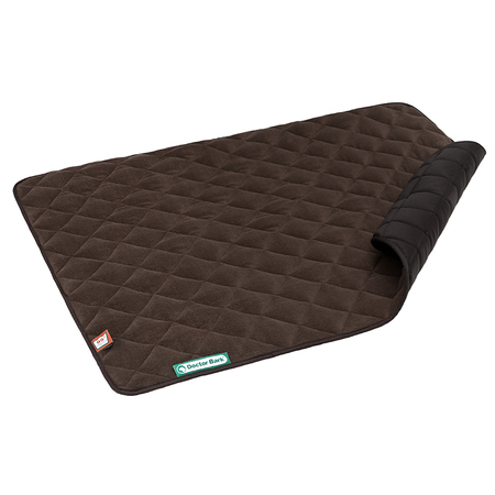 Doctor-Bark-fleece-dubbelzijdige-deken-2 Doctor Bark fleece dubbelzijdige deken Bruin Melange - Bruin