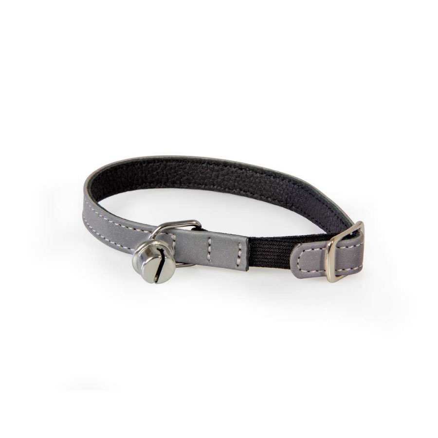 Das Lederband Kattenhalsband met Elastiek
