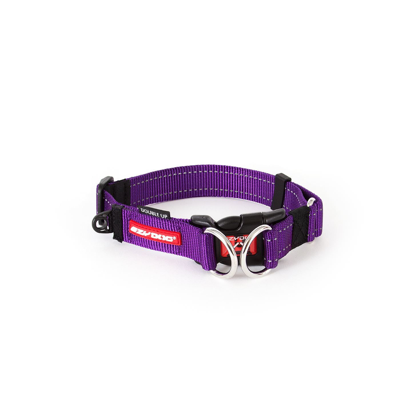 EzyDog Double Up Halsband Paars