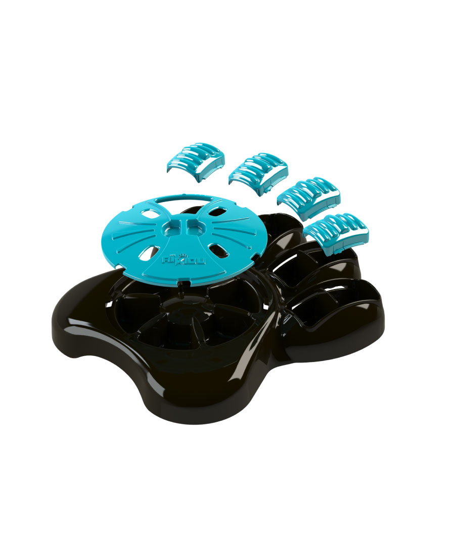 Aikiou Interactive Bowl Blauw