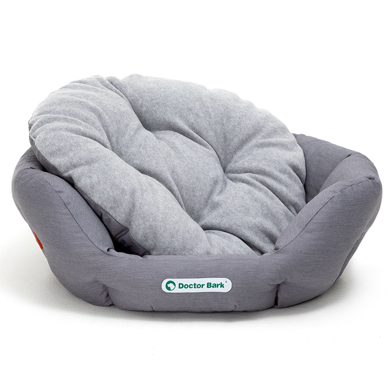 Doctor-Bark-hondenmand-nest-Grijs-Melange-M-3 Doctor Bark hondenbed NEST Grijs Melange