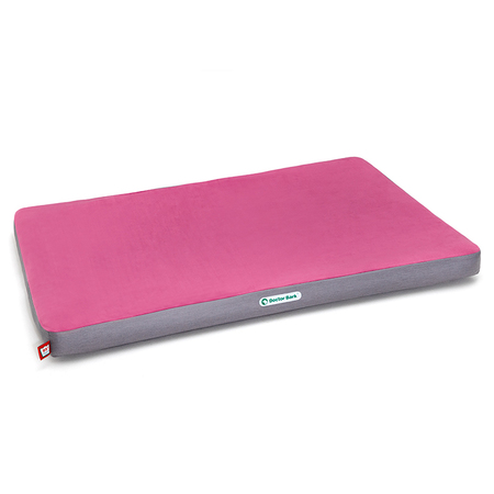 Doctor Bark hondenmatras Hot Pink - Lichtgrijs