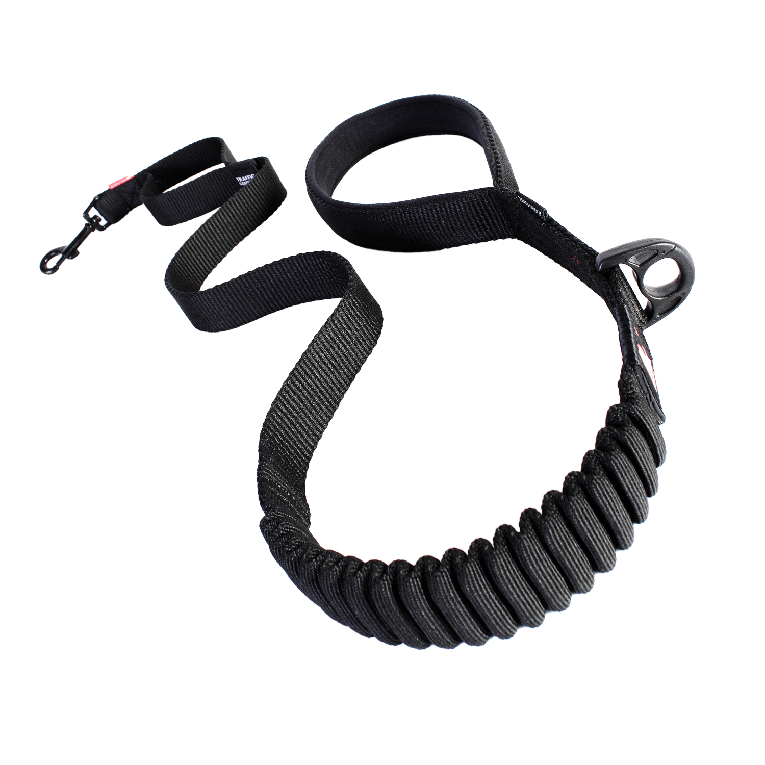 EzyDog Riem Zero Shock Zwart 122cm