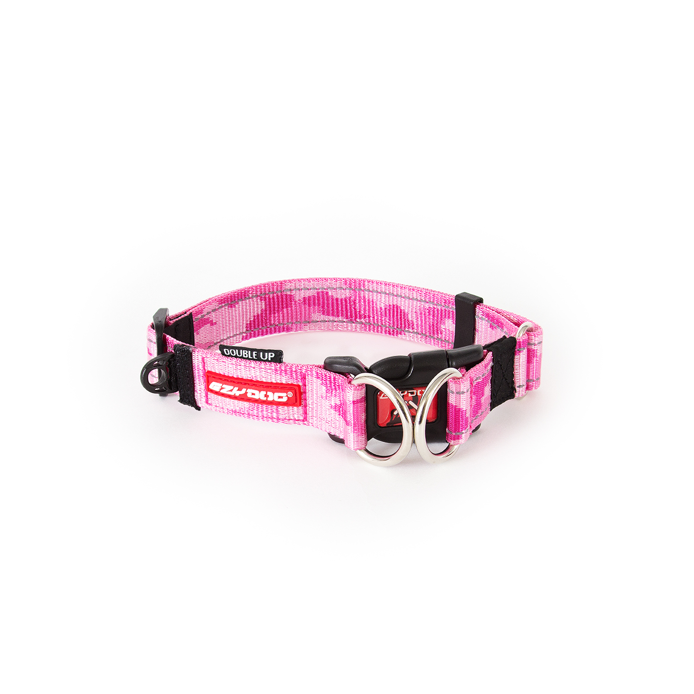 EzyDog Double Up Halsband Pink Camo