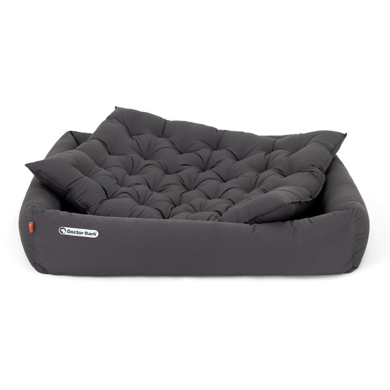 Doctor-Bark-hondenbed-met-orthopaedisch-kussen-wasbar-grijs-xxl-02 Doctor Bark Hondenbed Basic Grijs