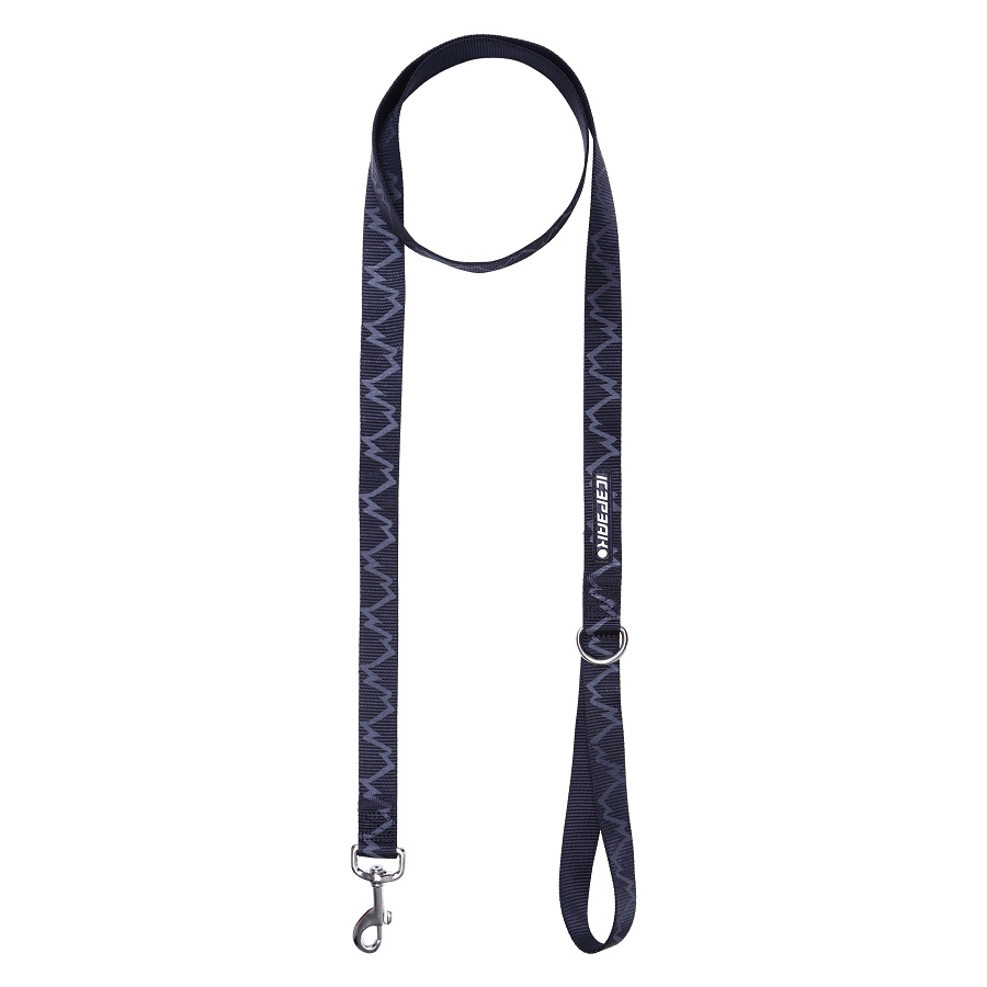 Icepeak Pet Glows Riem, Zwart