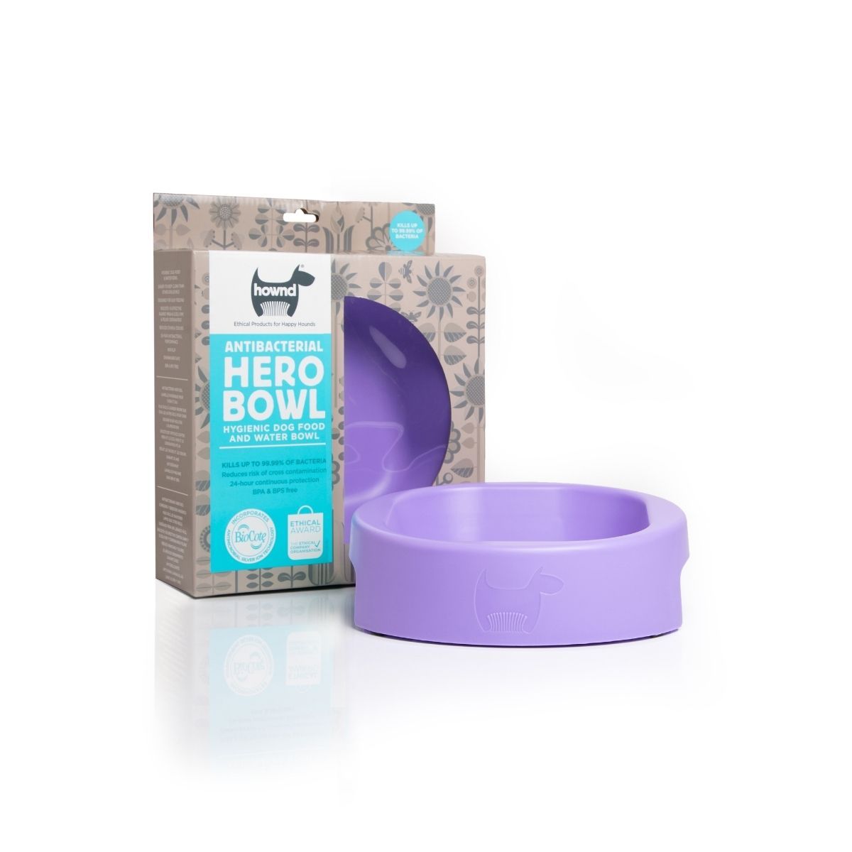 HOWND-HERO-BOWL-Voerbak-Lavendel-0 HOWND HERO BOWL Voerbak, Lavendel