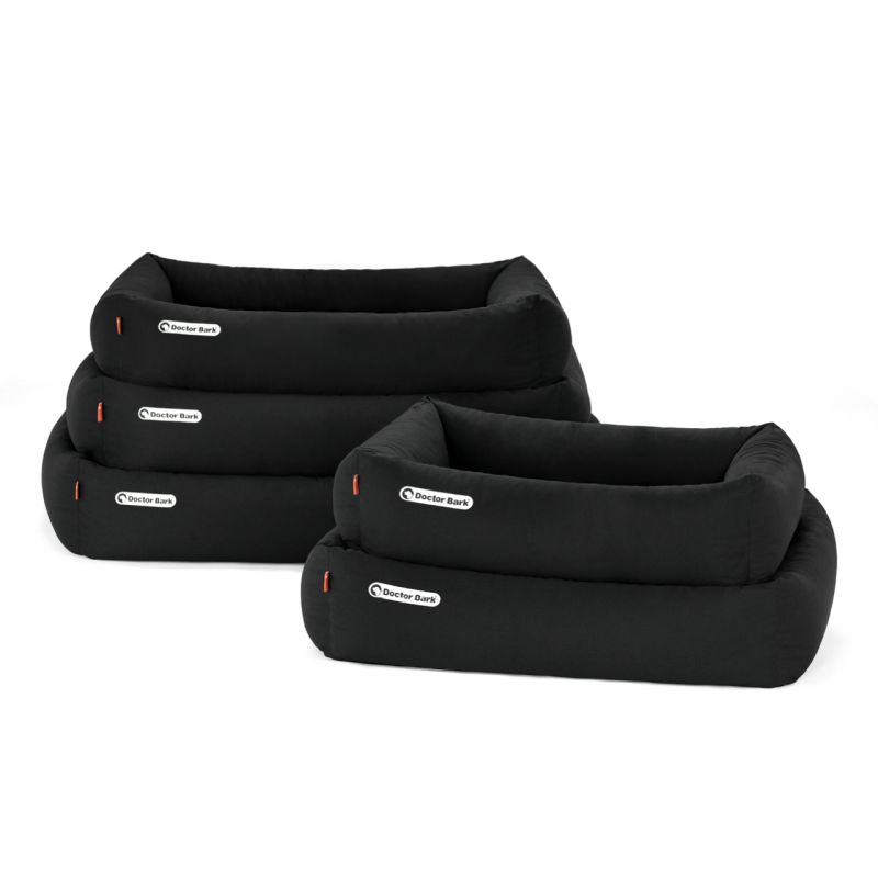 Doctor-Bark-hondenbed-met-orthopaedisch-kussen-wasbar-zwart-xxl-01 Doctor Bark Hondenbed Basic Zwart