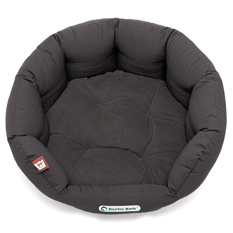 Doctor-Bark-hundenbed-nest-grijs-m-8 Doctor Bark hondenbed NEST grijs