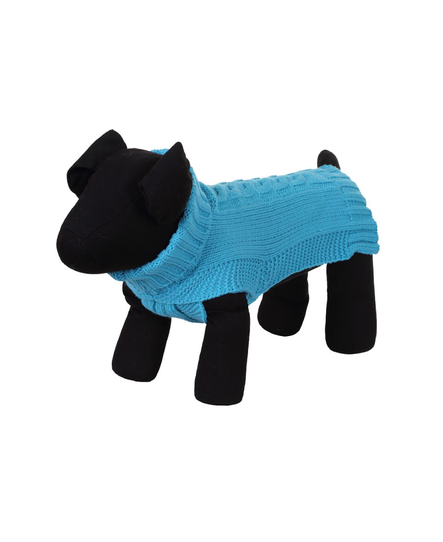 Rukka Pets Wooly Trui Aqua Rukka Pets Wooly Trui Aqua