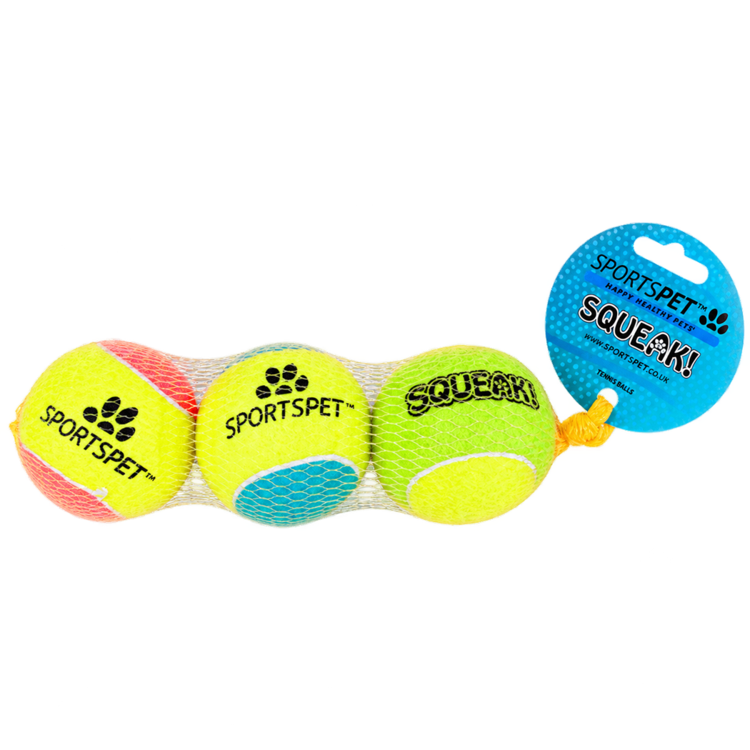 SPORTSPET Squeak speelbal Set van 3