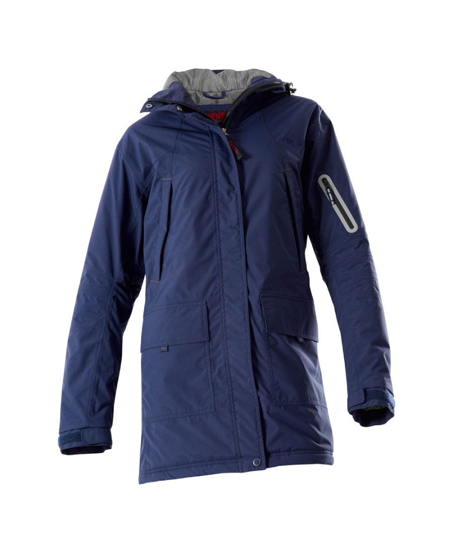 Owney Dames Winterparka Albany Marine-Grey S