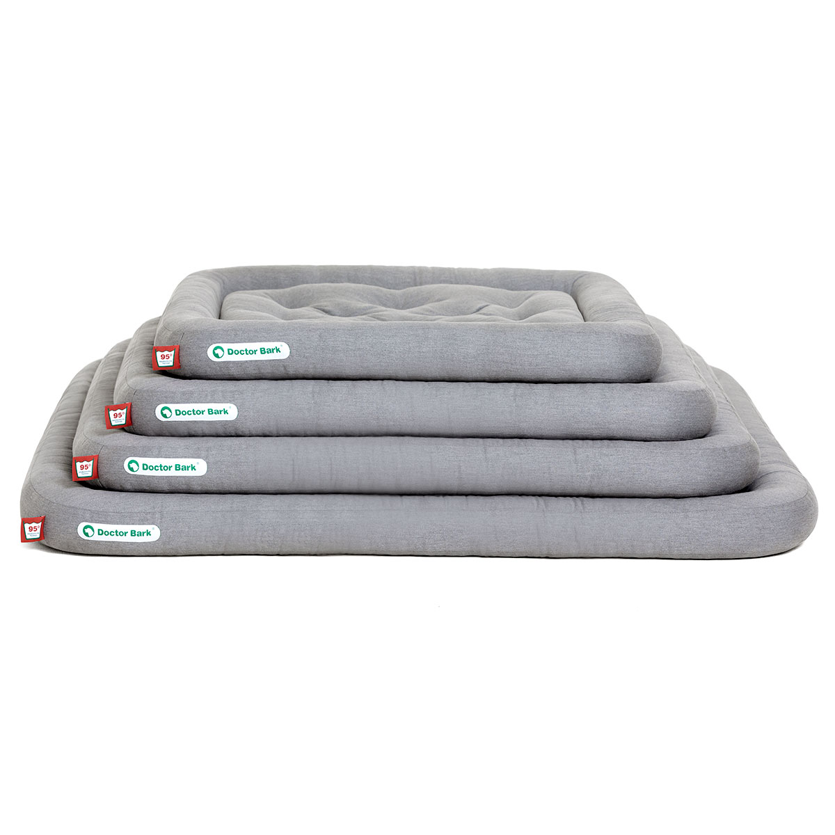 Doctor Bark Orthopedisch Hondenkussen Lichtgrijs S