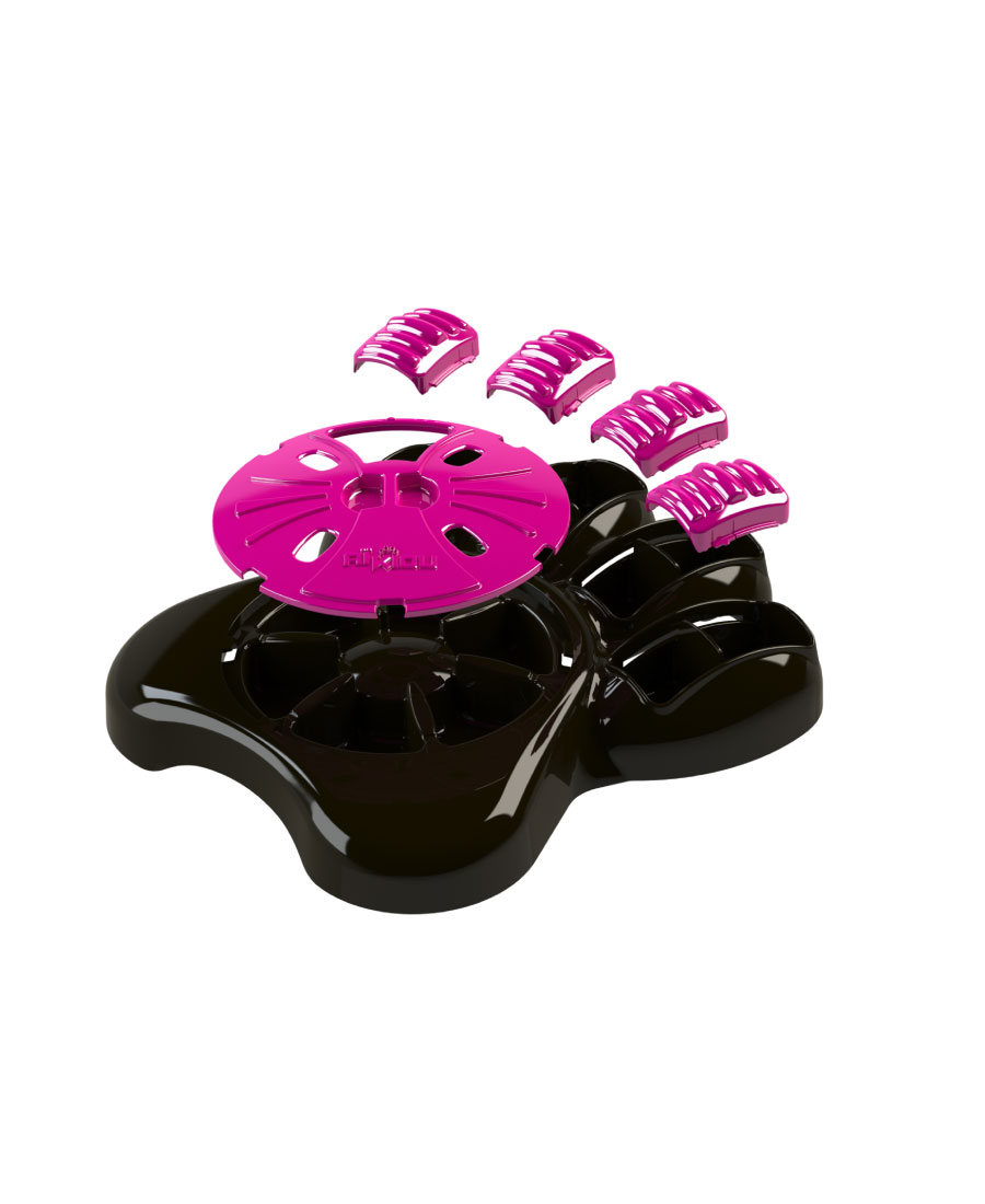 Aikiou Interactive Bowl Pink