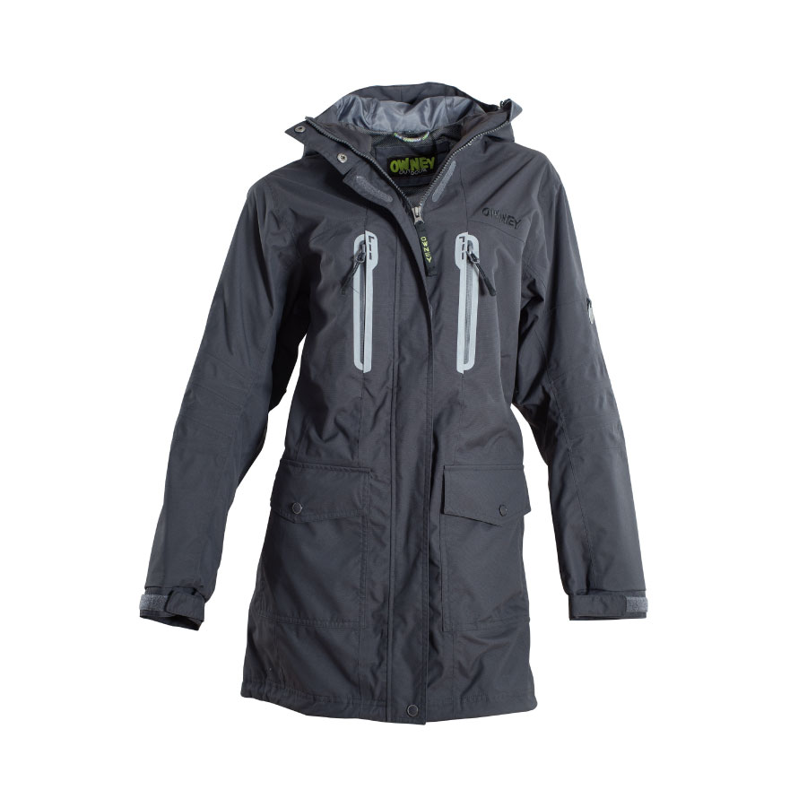 OWNEY Arnauti Dames Outdoor Regenjas Antraciet S