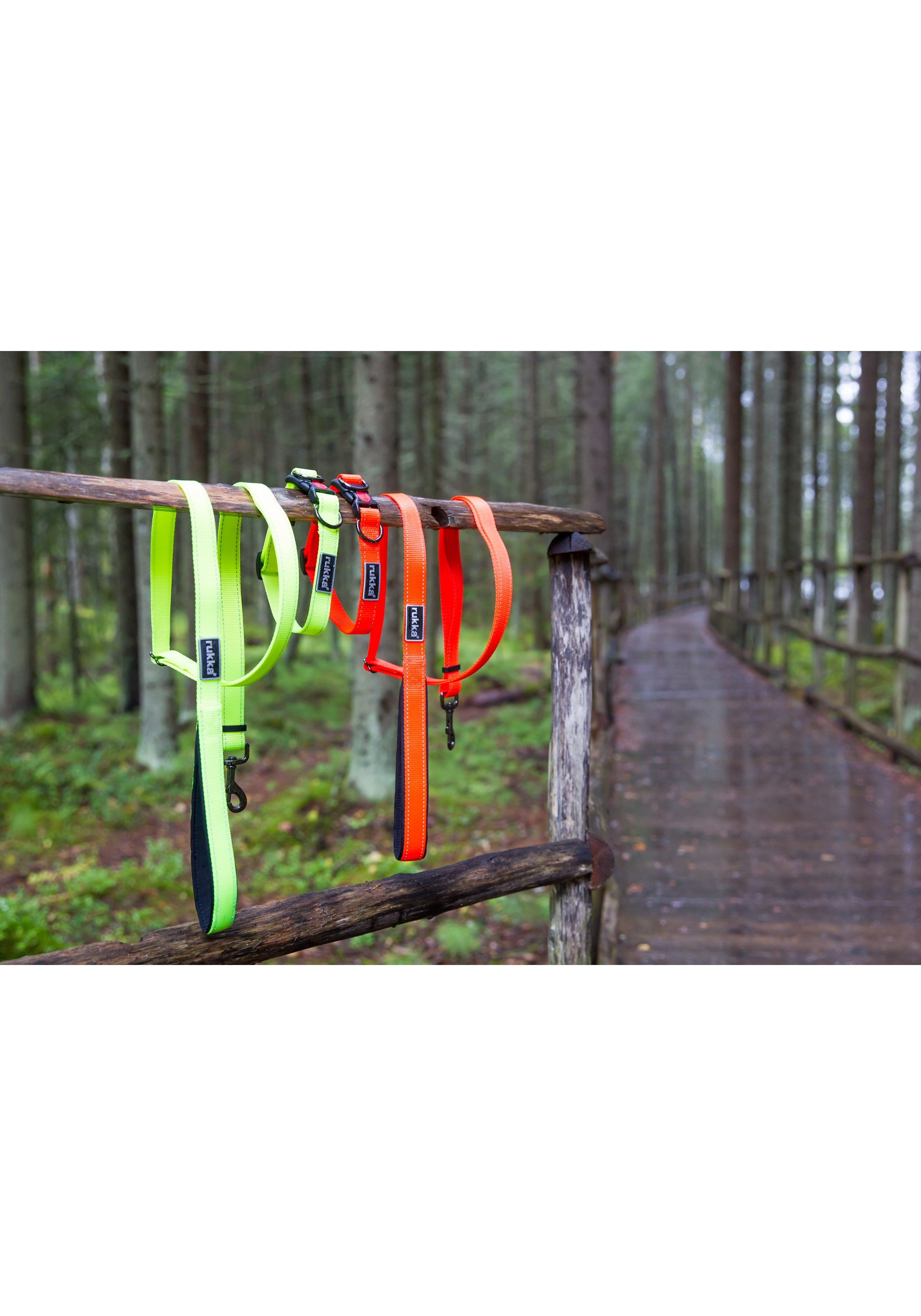Rukka Pets Bliss neon hondenriem