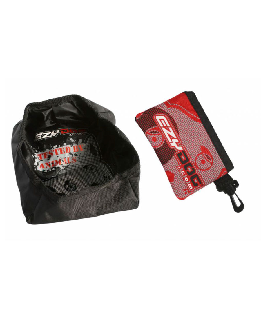 EzyDog FoldaBowl Rood S