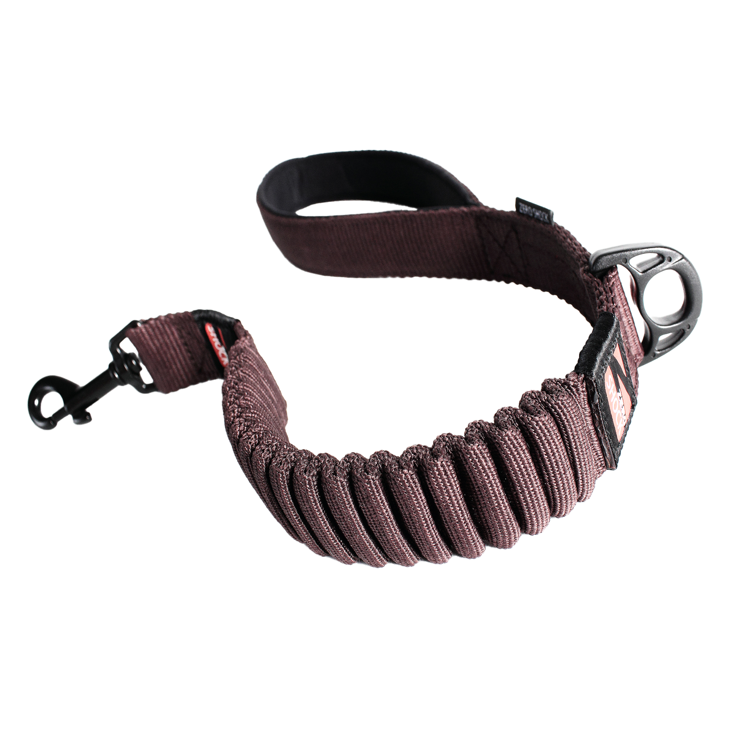 EzyDog Riem Zero Shock Bruin 64cm