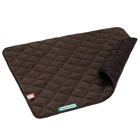 Doctor-Bark-fleece-dubbelzijdige-deken-1 Doctor Bark fleece dubbelzijdige deken Bruin Melange - Bruin