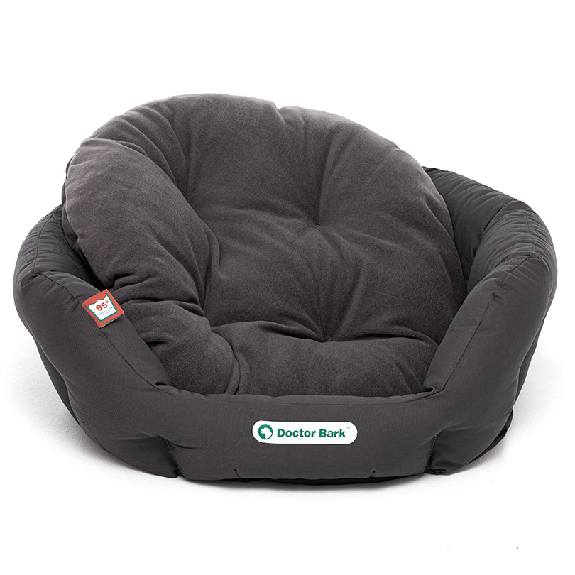 Doctor-Bark-hundenbed-nest-grijs-m-3 Doctor Bark hondenbed NEST grijs