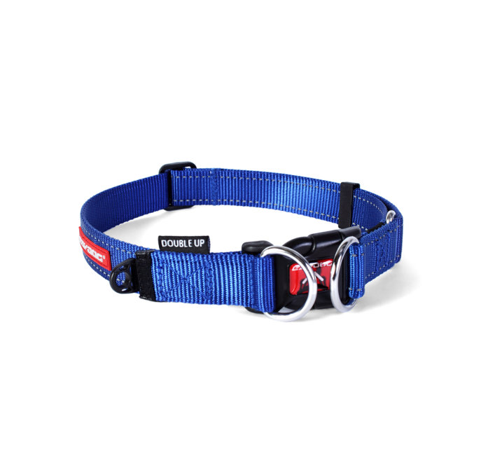 EzyDog Double Up Halsband Blauw