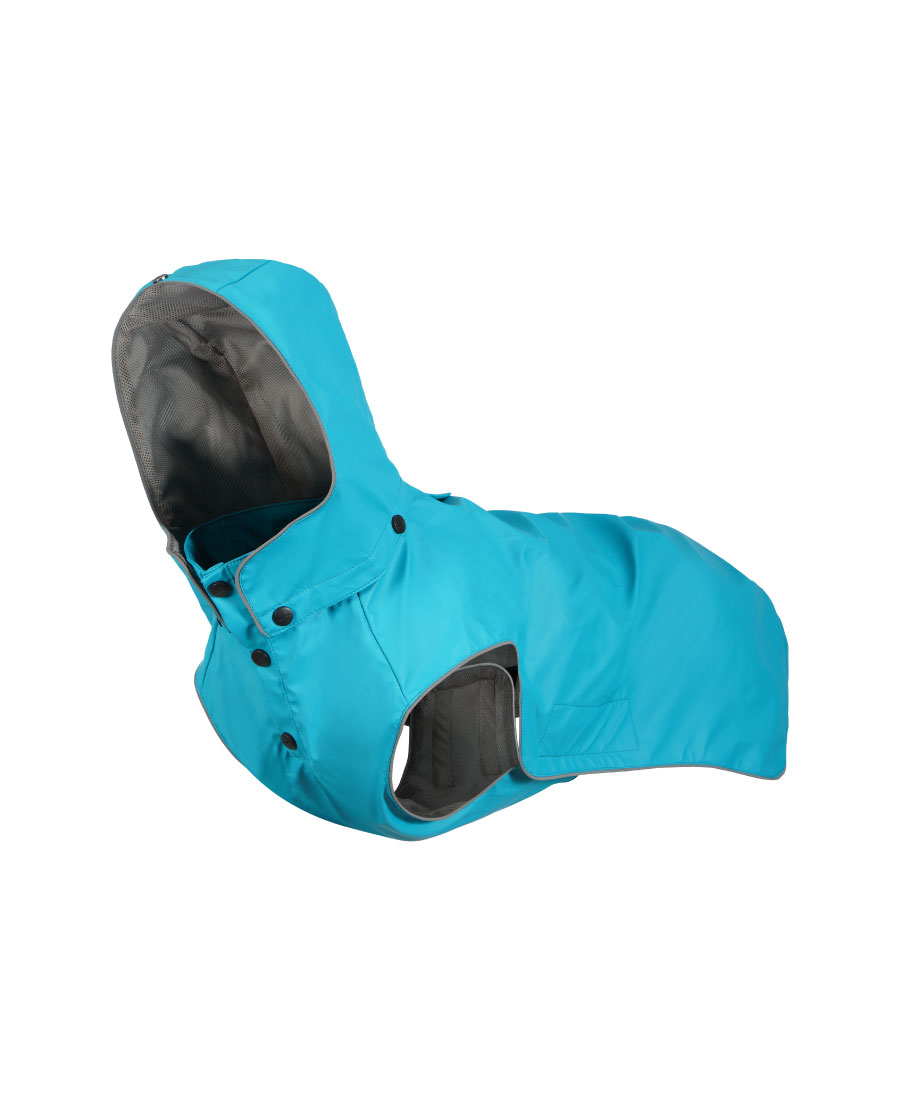 Rukka Pets Stream Hondenregenjas Turquoise
