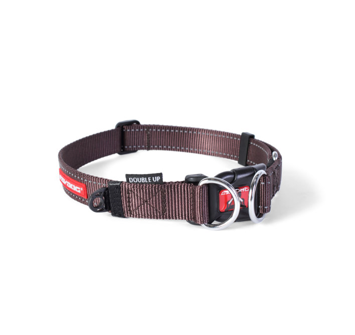 EzyDog Double Up Halsband Chocolate