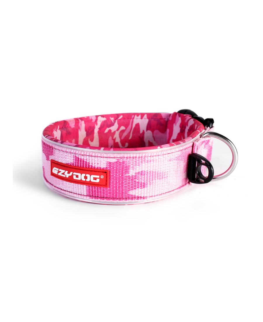 EzyDog Neo WIDE Halsband Pink Camo