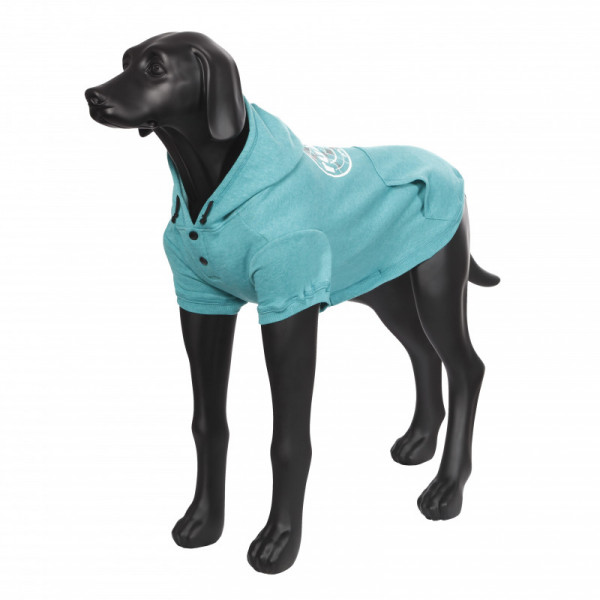 Rukka Pets Hoody College honden sweatshirt, emerald