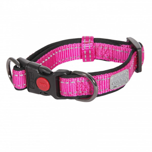 Rukka Pets Solid halsband, roze