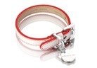 Hennessy &amp; Sons Polo halsband wit/ rood